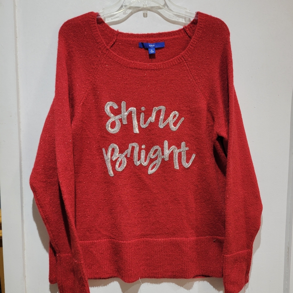 Apt 9 Sweater SHINE BRIGHT